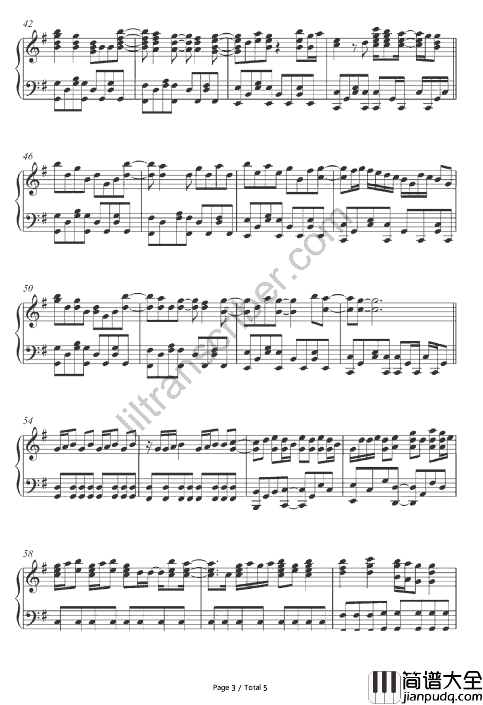 California_King_Bed钢琴谱_Rihanna