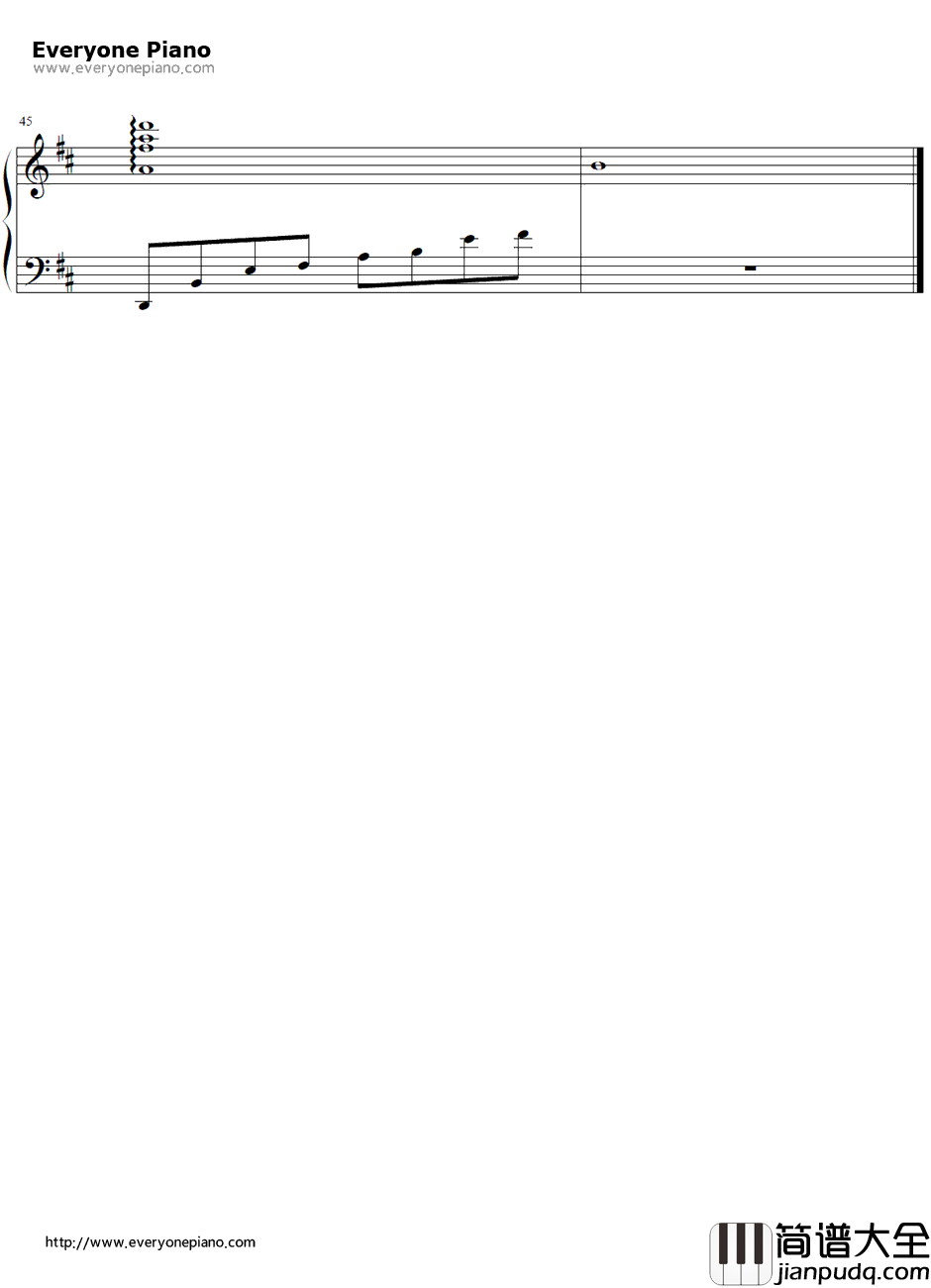 天涯过客钢琴谱_周杰伦