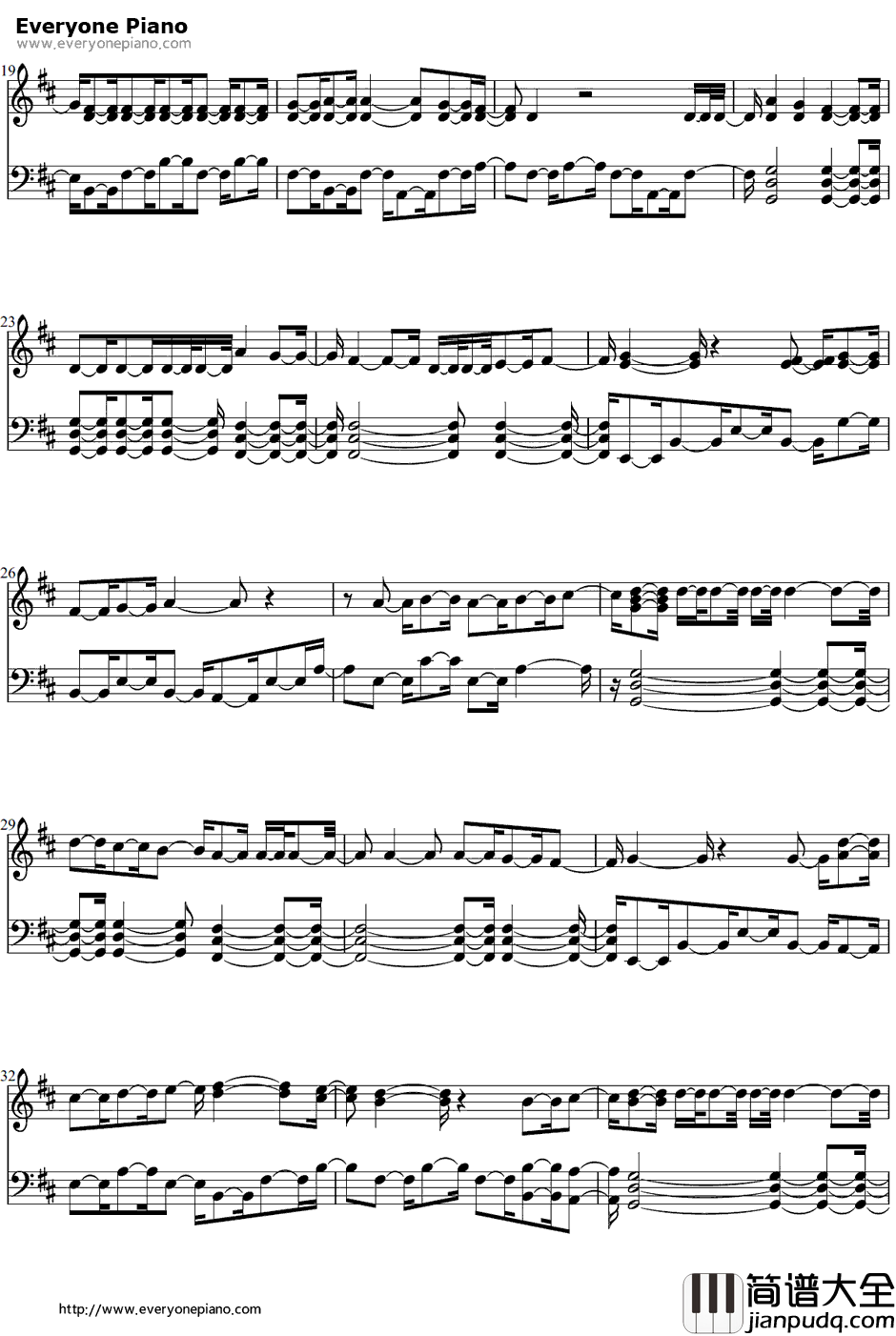 Fiesta钢琴谱_+Plus_妖精的尾巴OP6