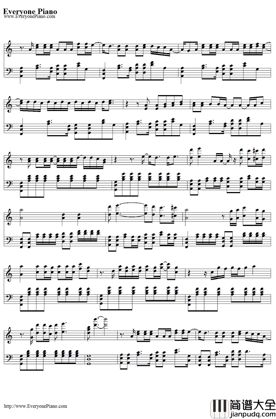 Just_Gettin'_Started钢琴谱_JasonAldean