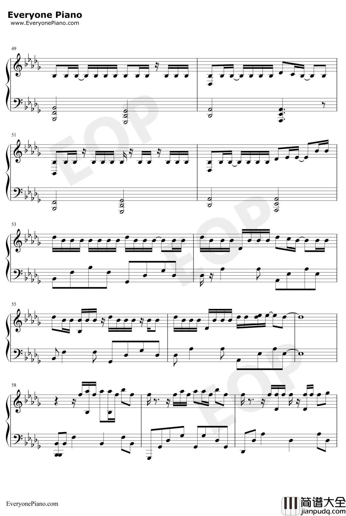 有种钢琴谱_孟美岐_流浪地球推广曲