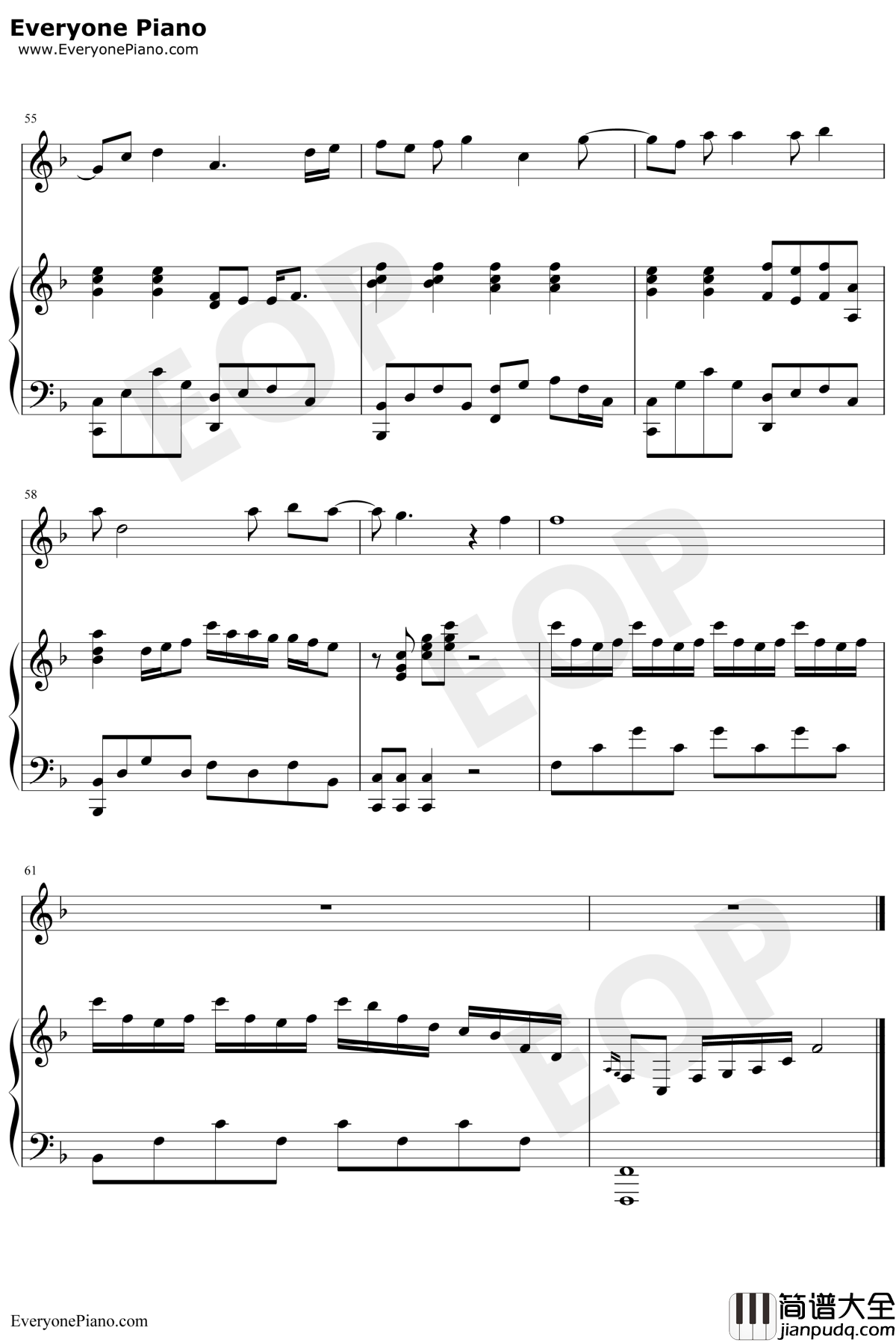 人质钢琴谱_李琦_伴奏_蒙面唱将李琦完美献唱惊艳全场