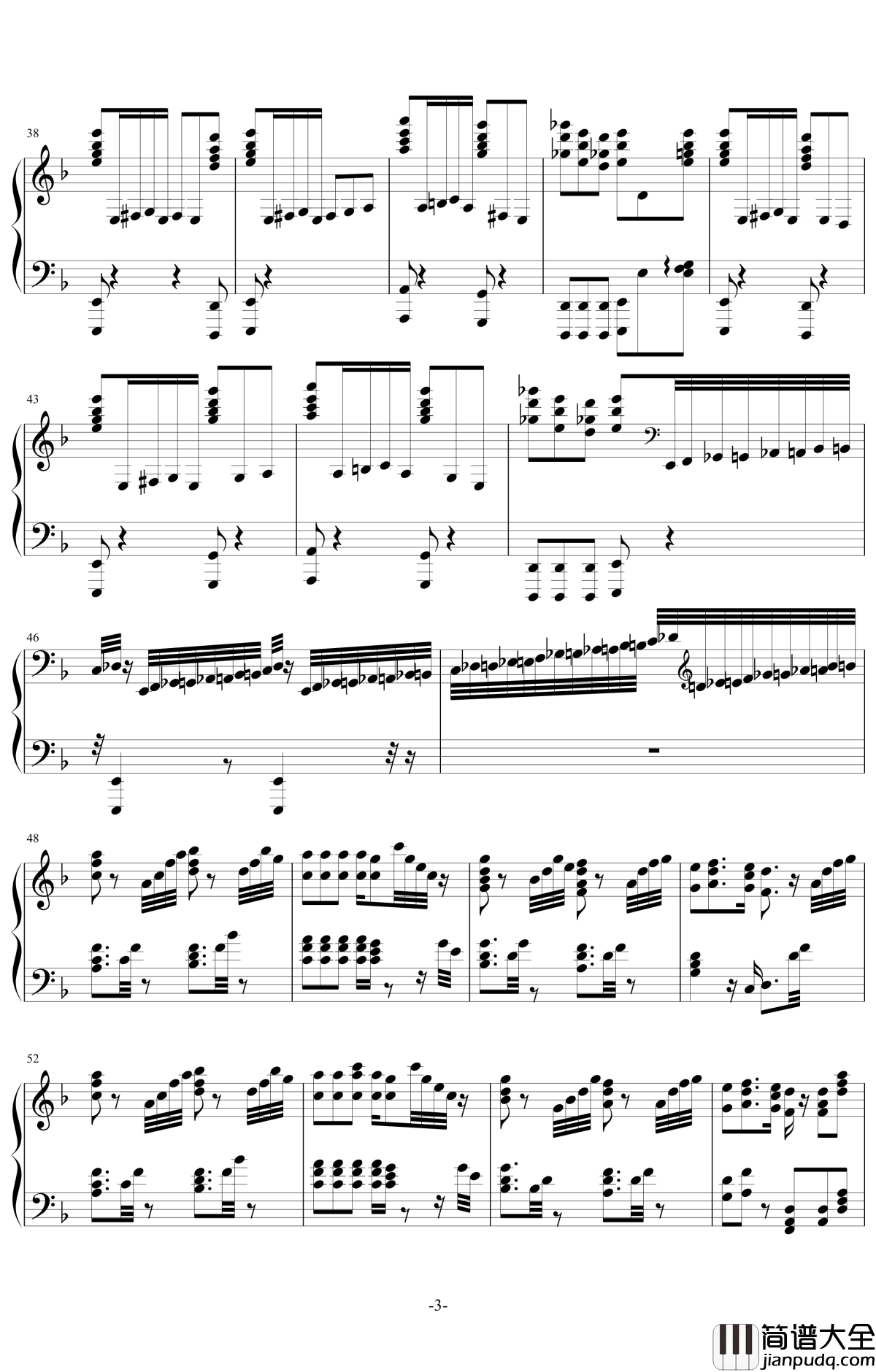 He's_a_Pirate钢琴谱__Jarrod_Radnich_电影_加勒比海盗_主题曲