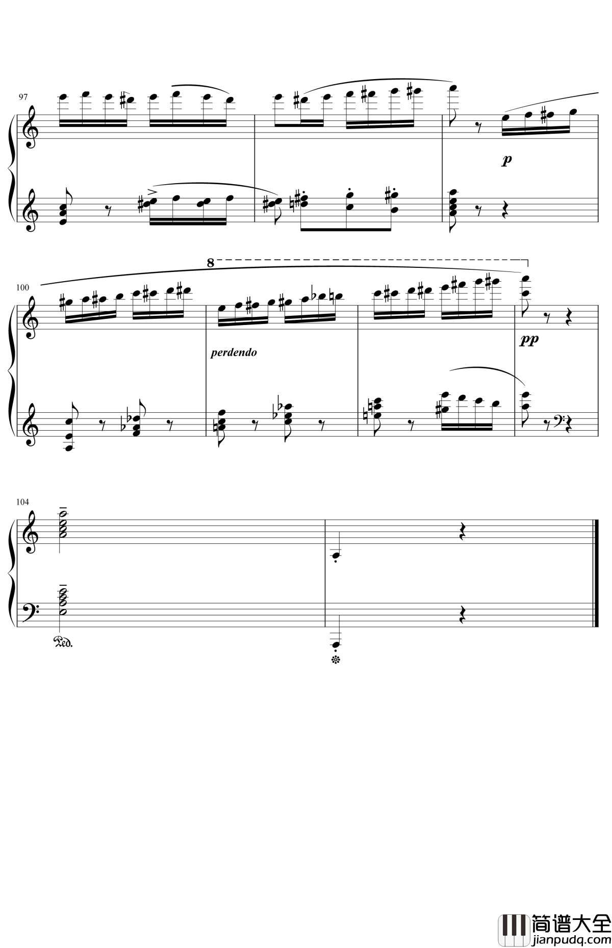 野蜂飞舞钢琴谱_马克西姆_大黄蜂的飞行