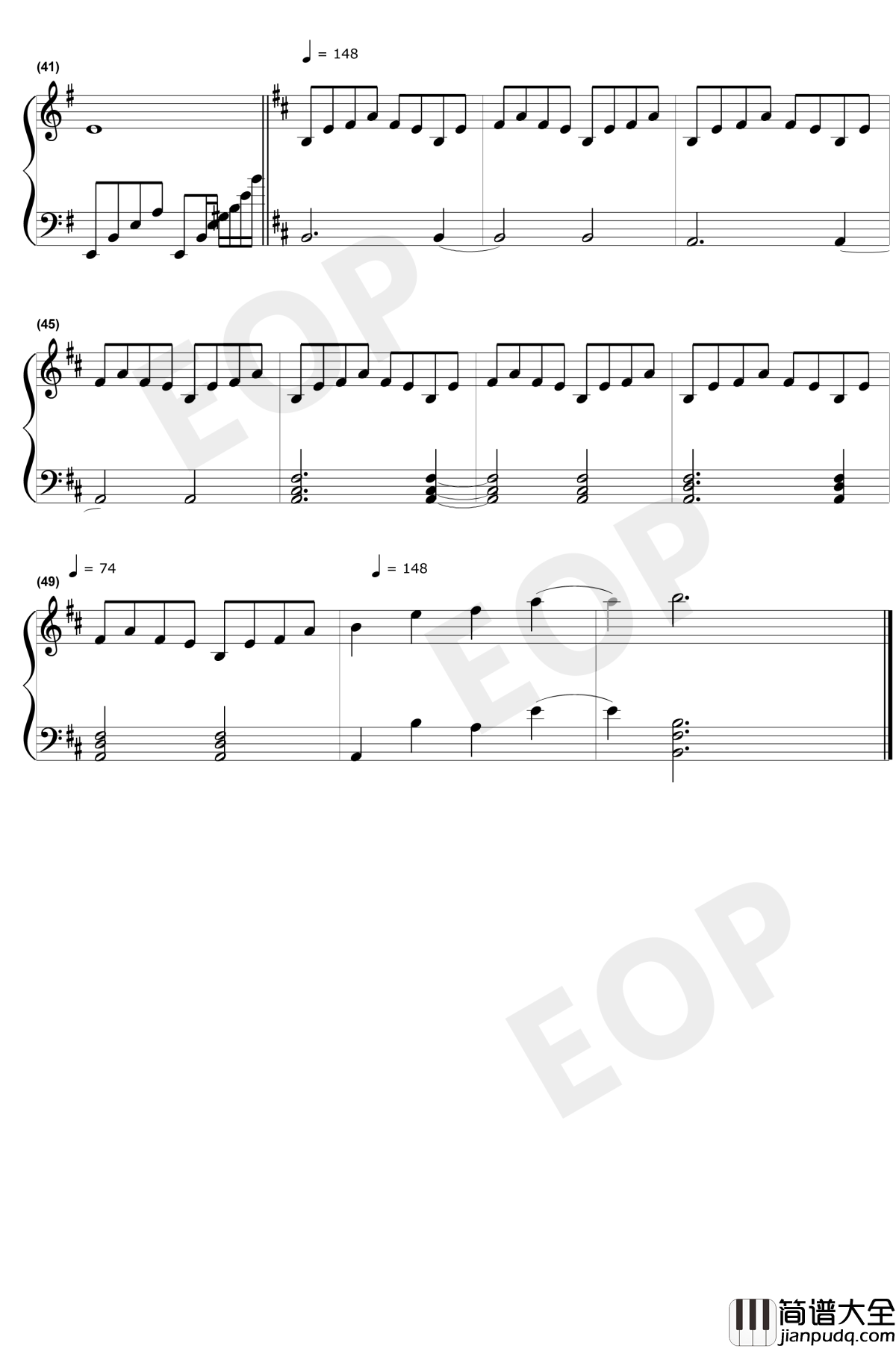 風の唄pianosolover钢琴谱_凋叶棕_信仰は儚き人間の為に