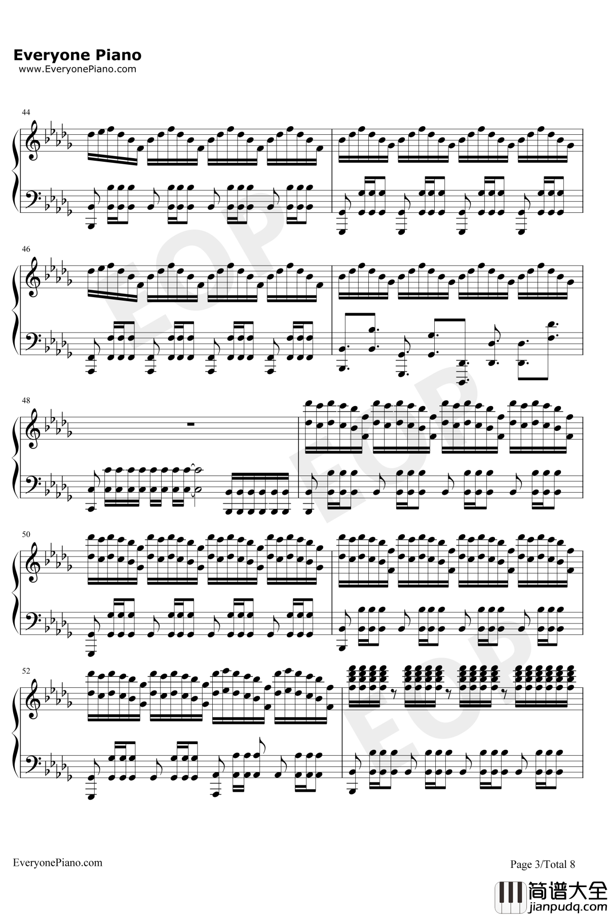 流浪地球组曲钢琴谱_流浪地球_流浪地球组曲