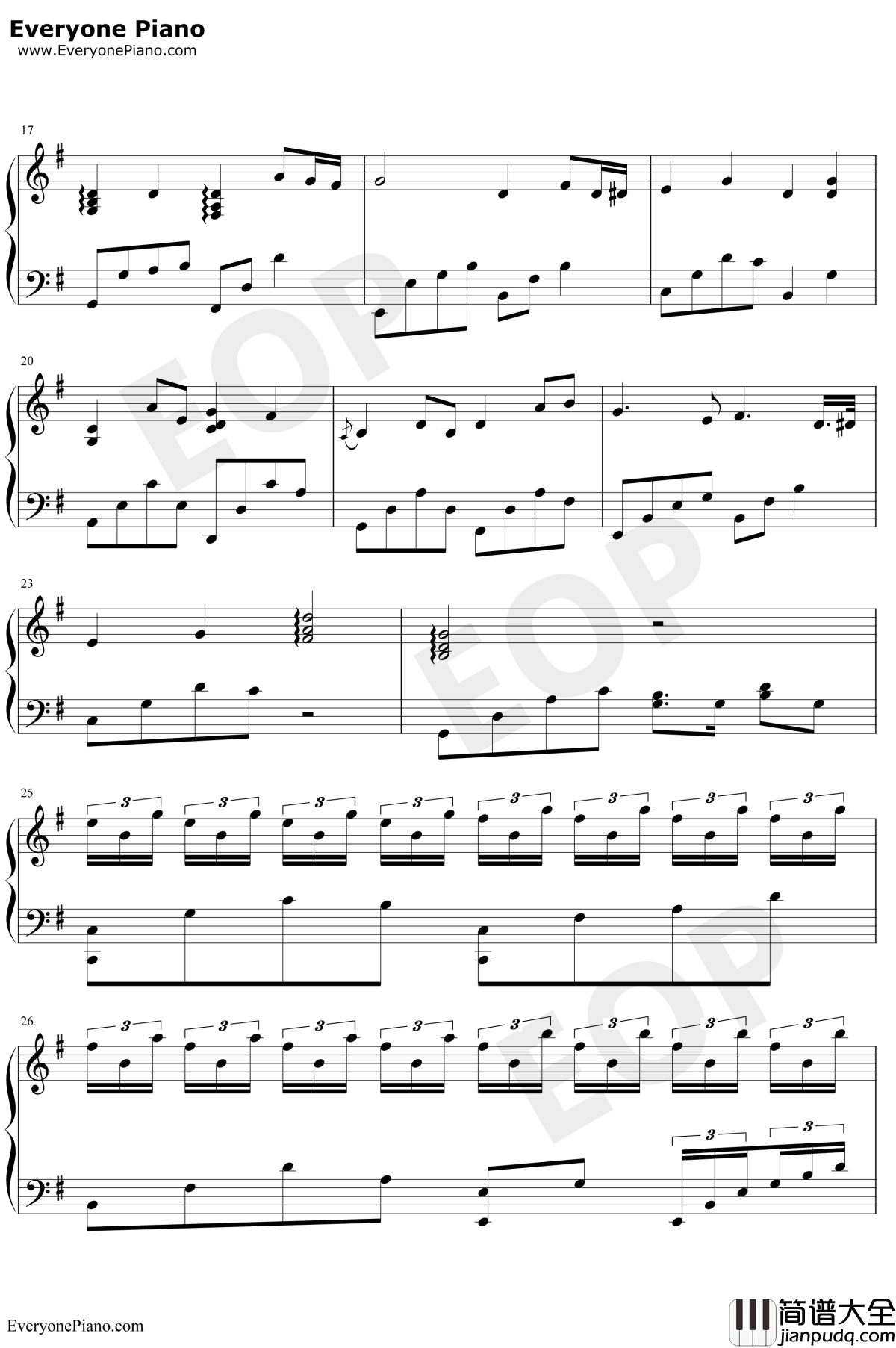 奉献钢琴谱_韩寒_飞驰人生片尾曲