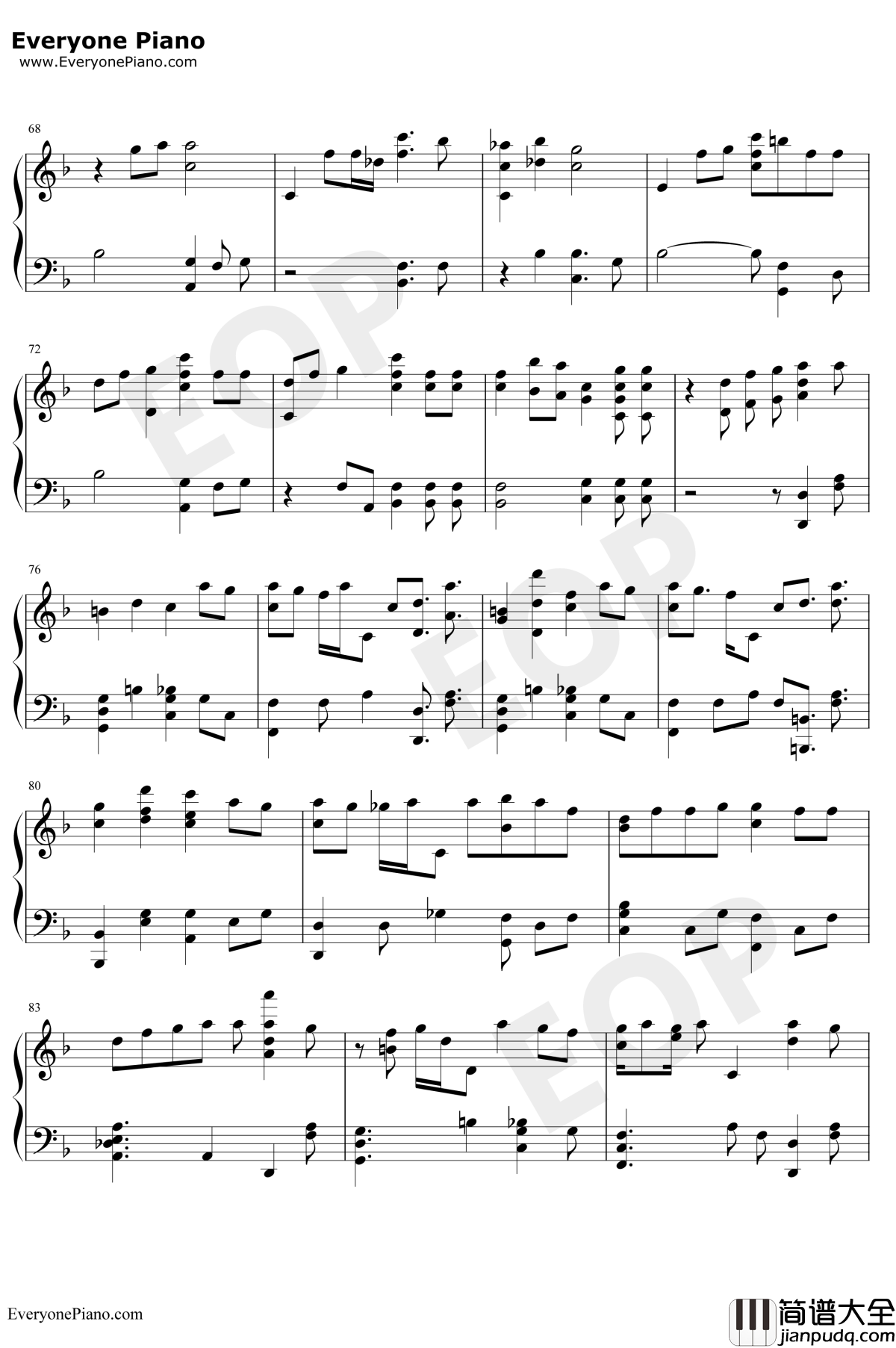 You_are_in_Love_Right钢琴谱_Produce48IZONE