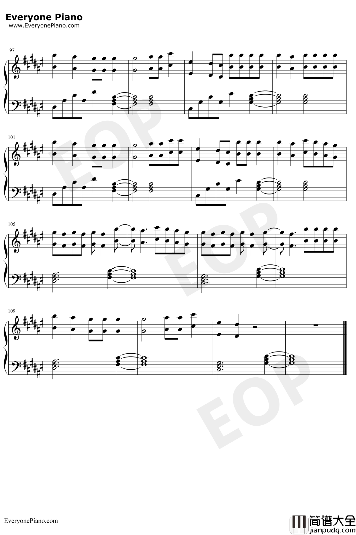 Without_Me钢琴谱_Halsey