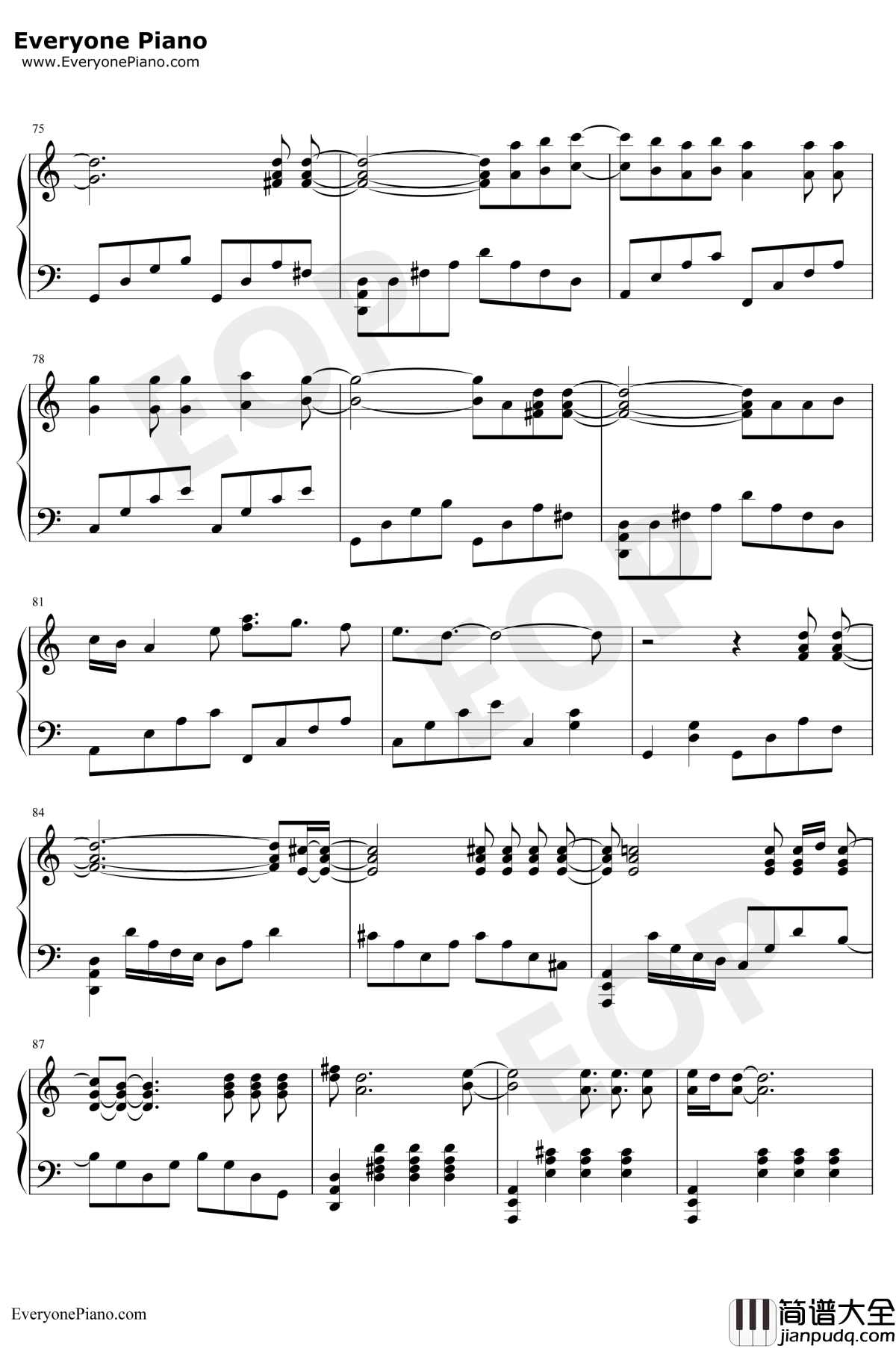 He_Is钢琴谱_Ghost