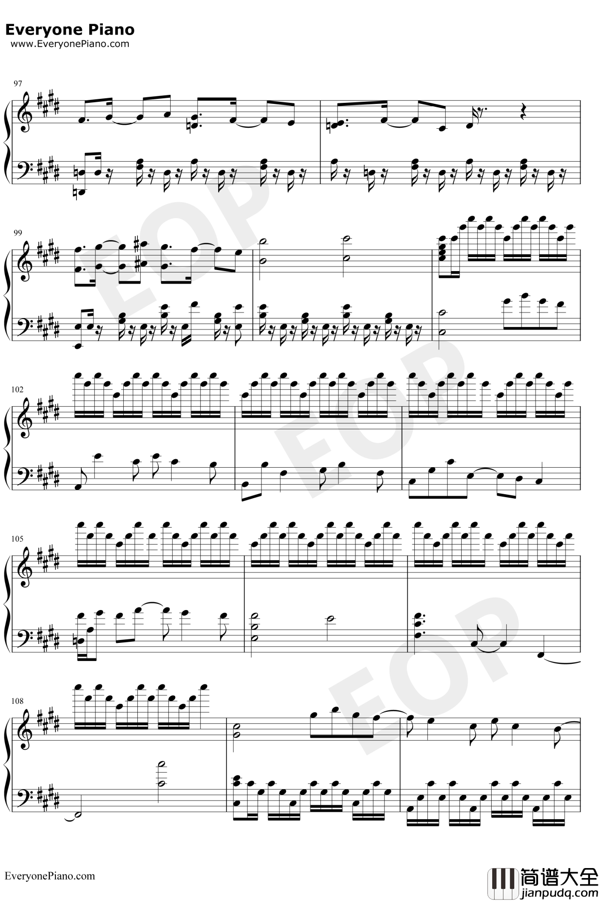 Little_Busters钢琴谱_Rita_完整版