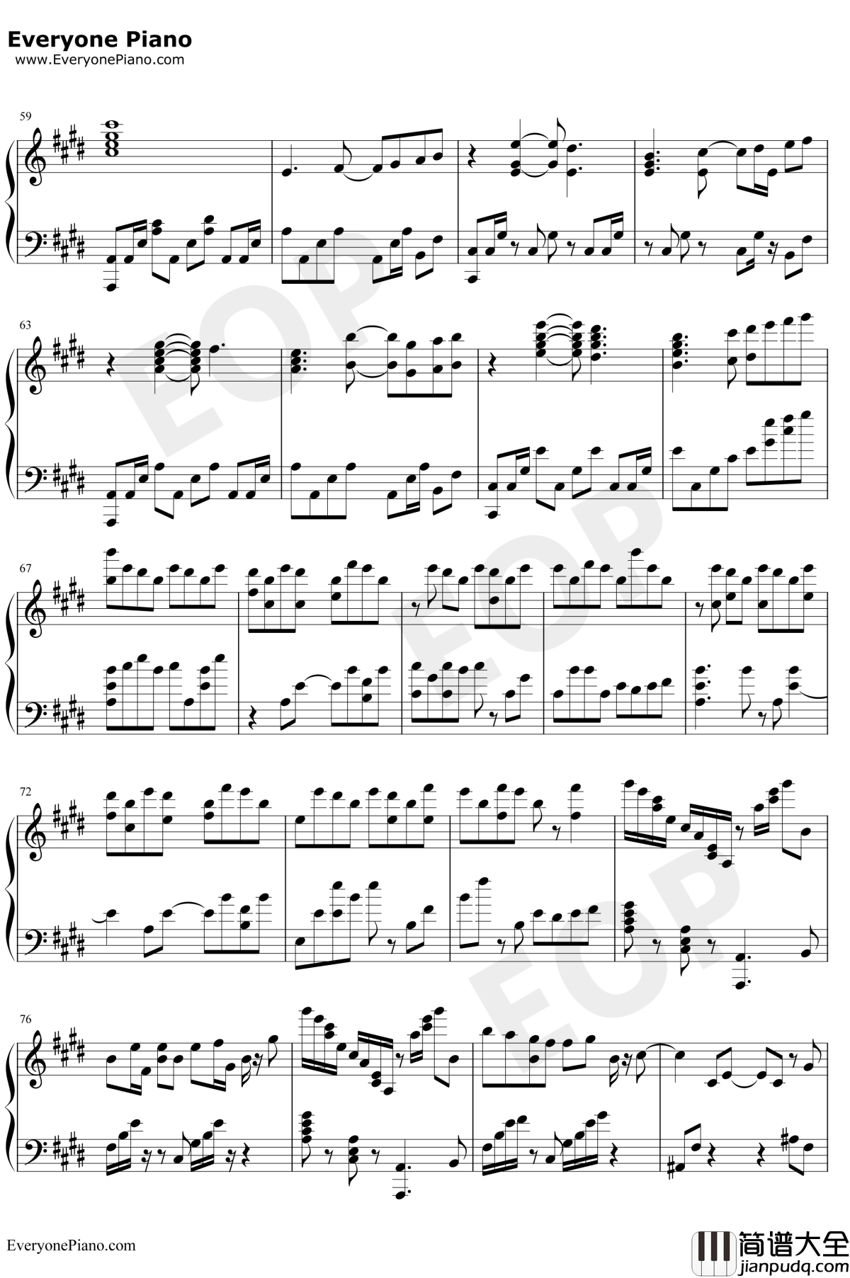 Little_Busters钢琴谱_Rita_完整版