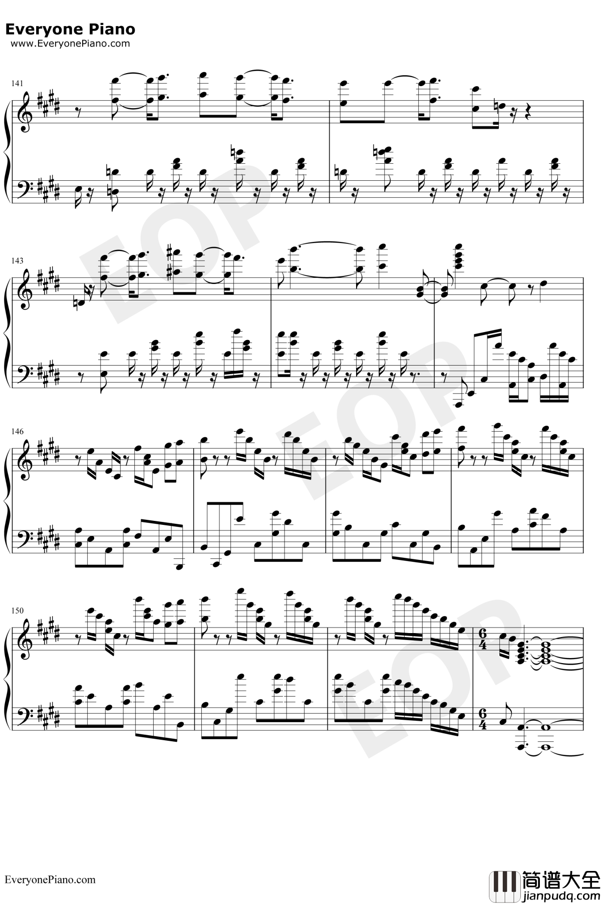 Little_Busters钢琴谱_Rita_完整版