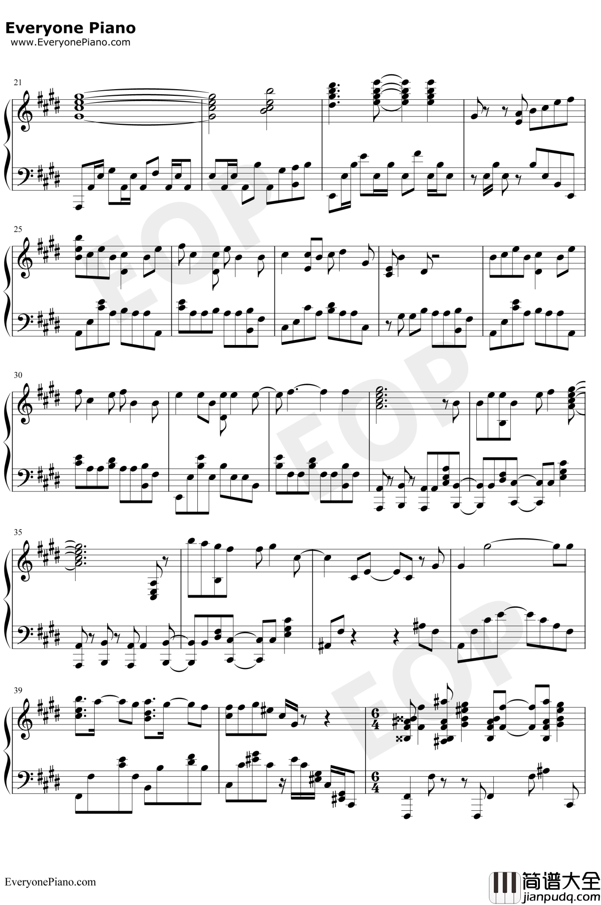 Little_Busters钢琴谱_Rita_完整版