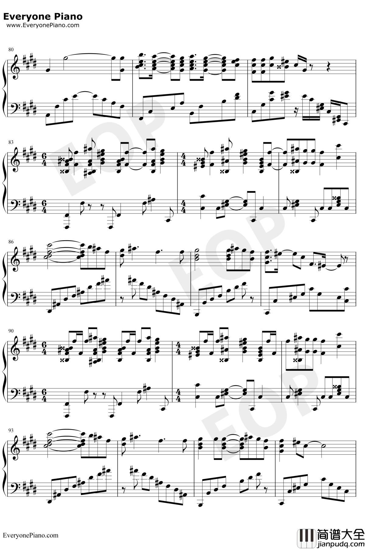 Little_Busters钢琴谱_Rita_完整版