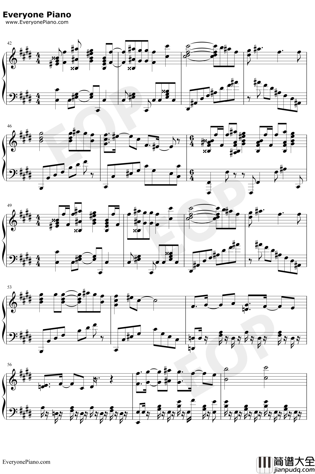 Little_Busters钢琴谱_Rita_完整版