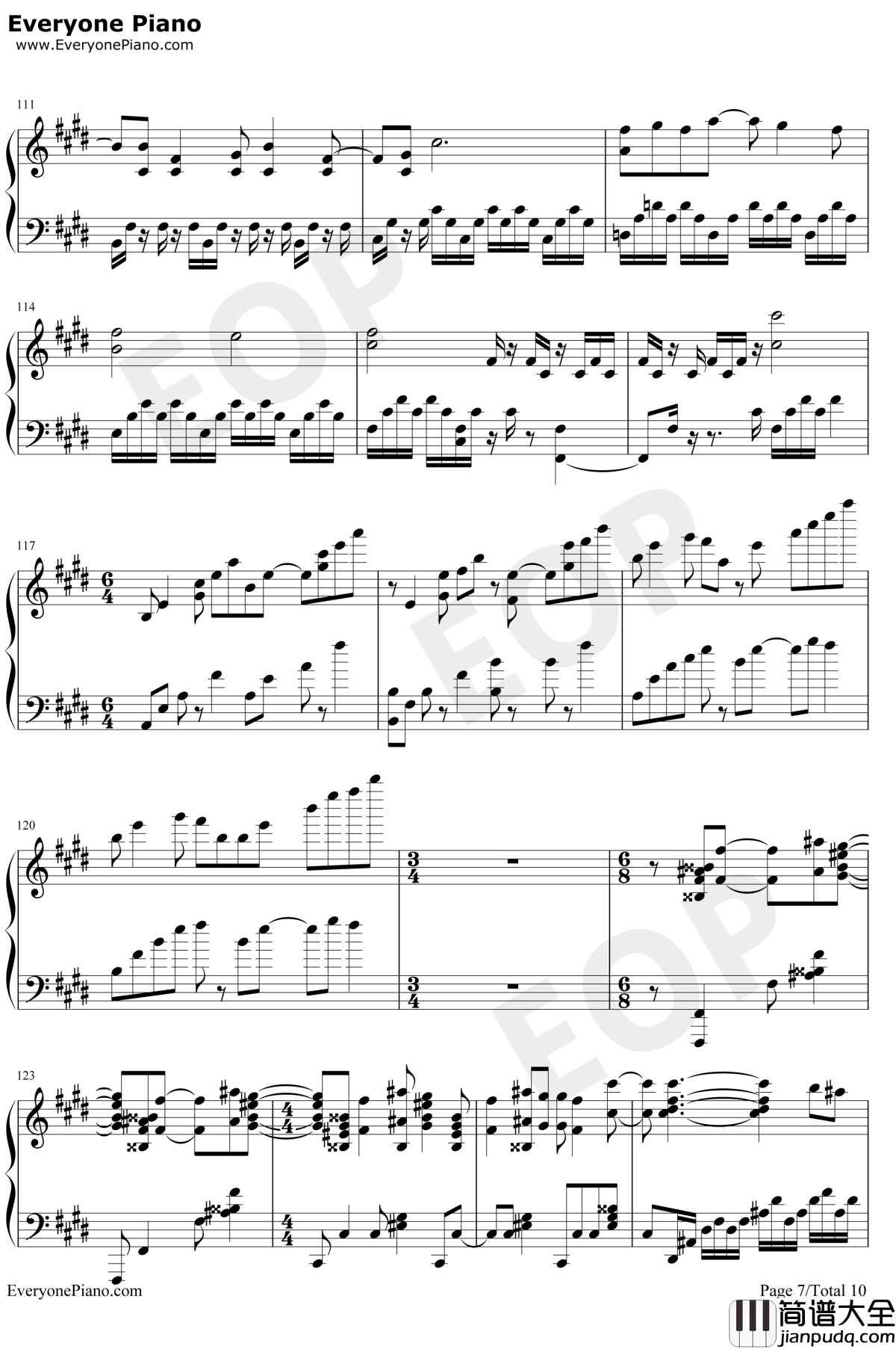 Little_Busters钢琴谱_Rita_完整版