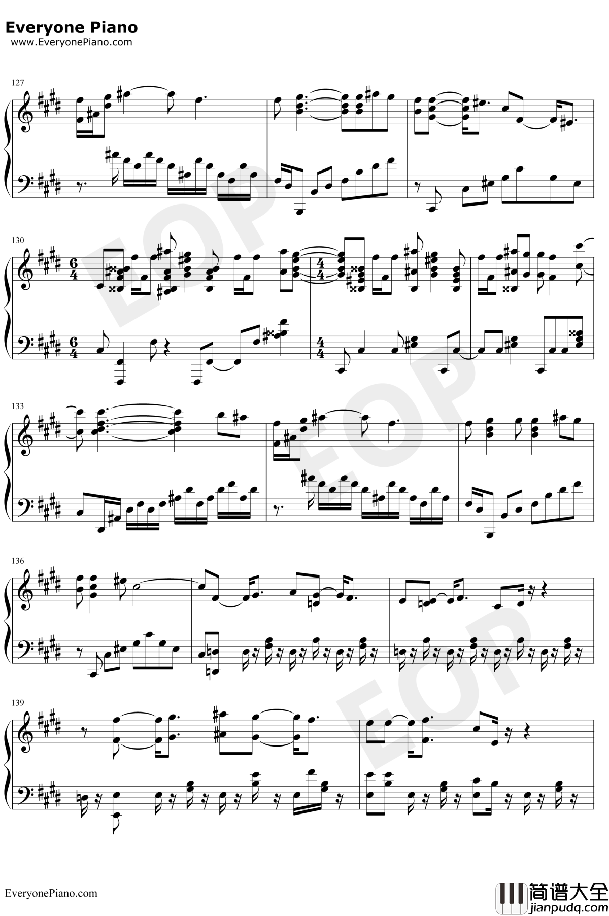 Little_Busters钢琴谱_Rita_完整版