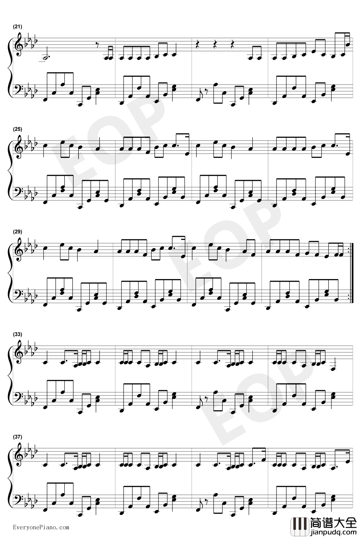 出山钢琴谱_花粥胜娚_有人不知悔改迷雾中混淆黑白_抖音爆火