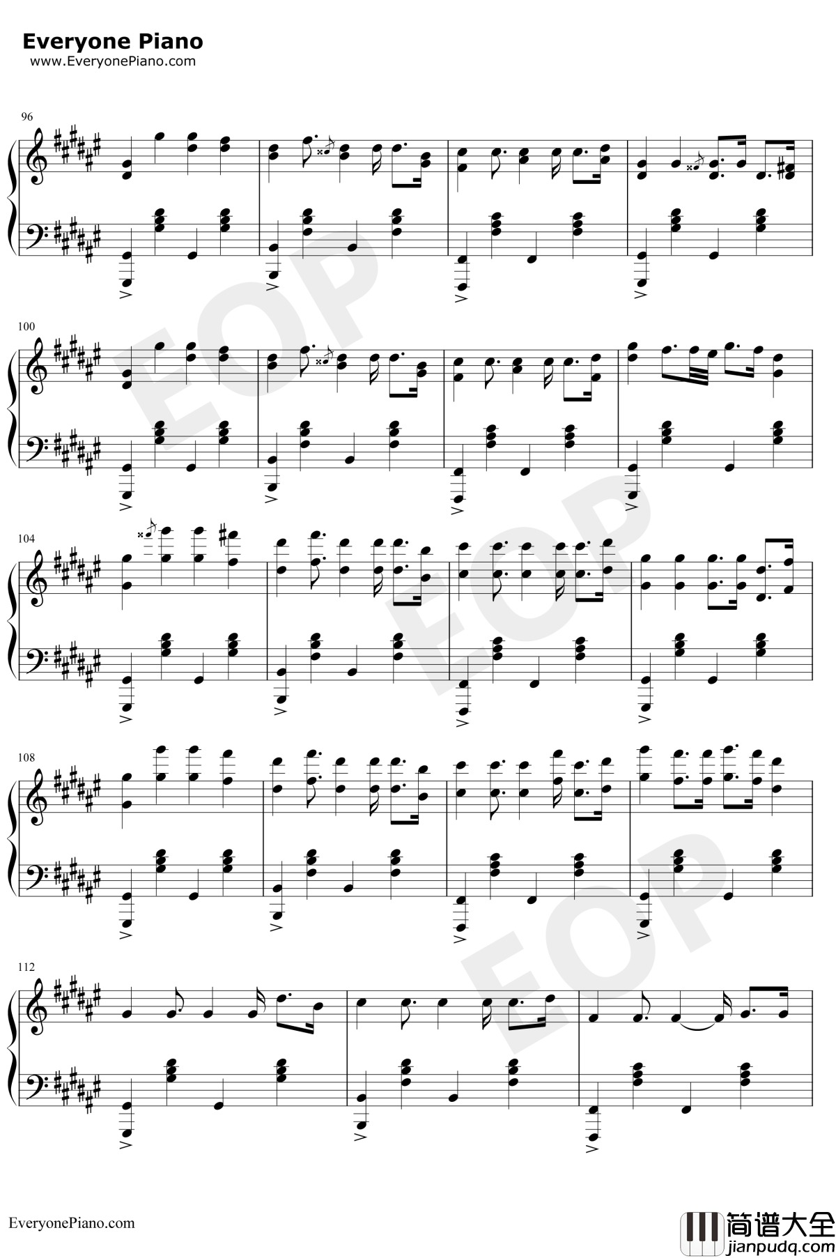 Frontier钢琴谱_Cargo_CargoRemix_清新小电_抖音热门