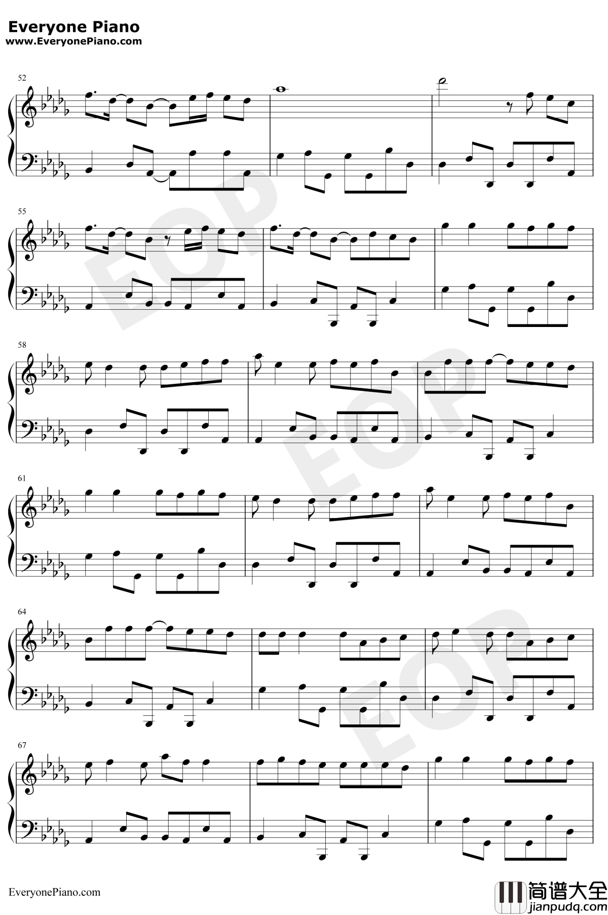 Sweet_but_Psycho钢琴谱_AvaMax