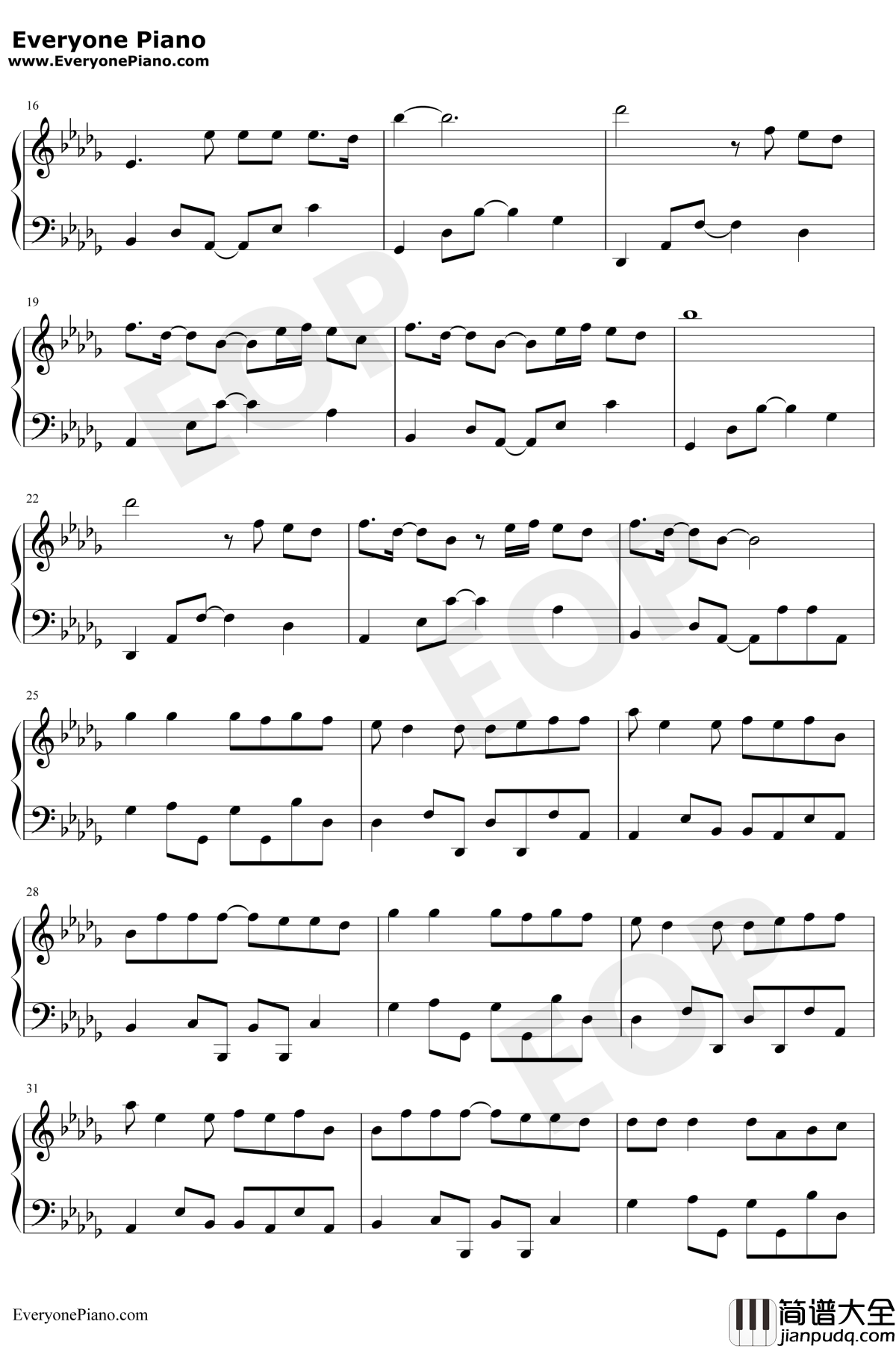 Sweet_but_Psycho钢琴谱_AvaMax