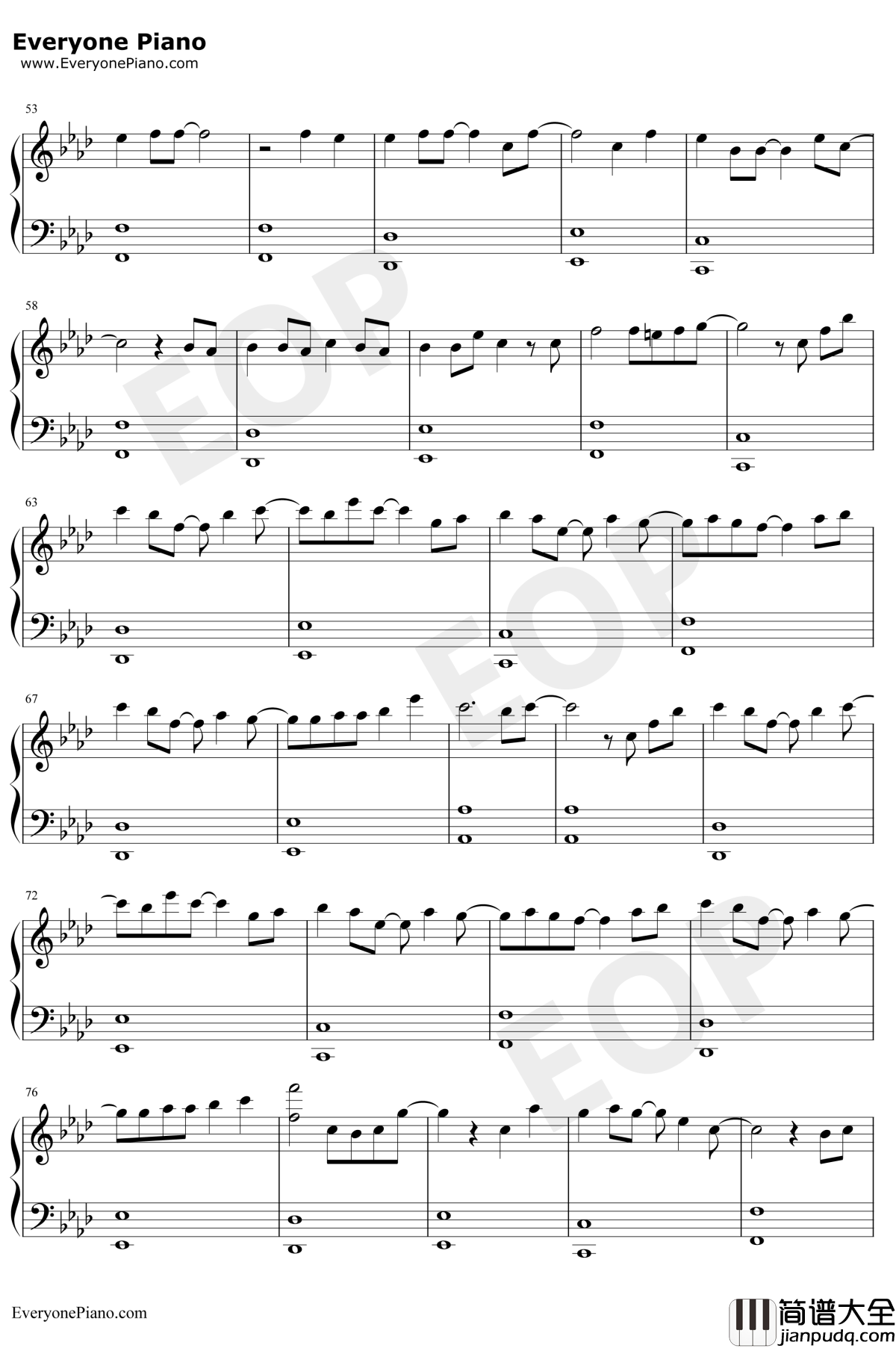 冠世一战钢琴谱_言和_2019拜年祭精品