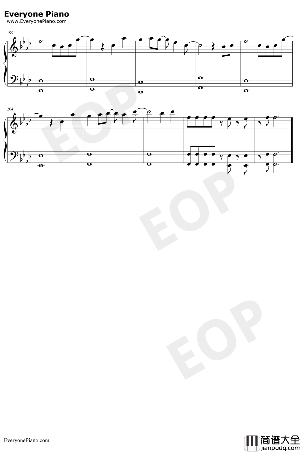 冠世一战钢琴谱_言和_2019拜年祭精品