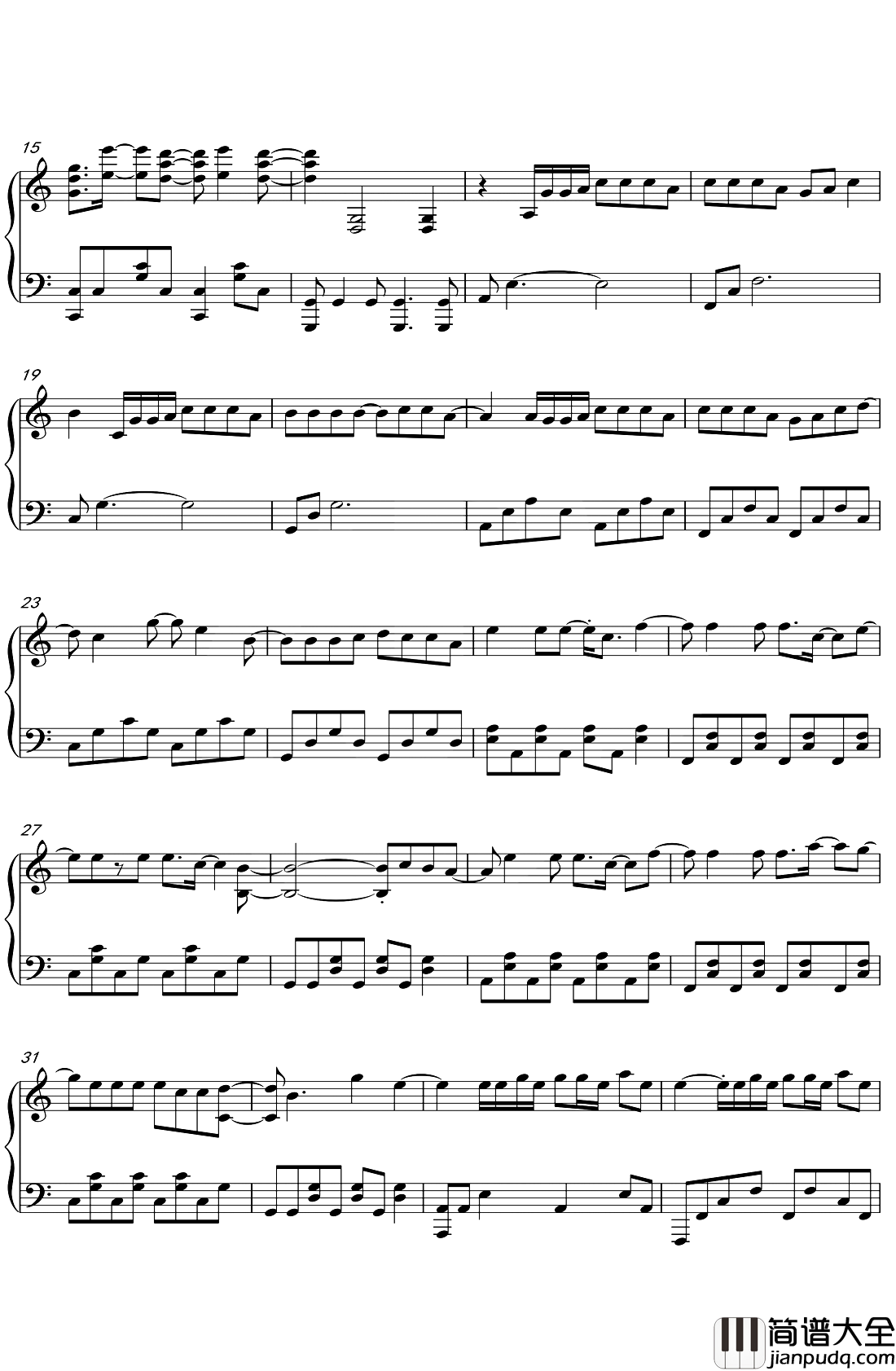 有种钢琴谱_孟美岐_电影_流浪地球_推广曲