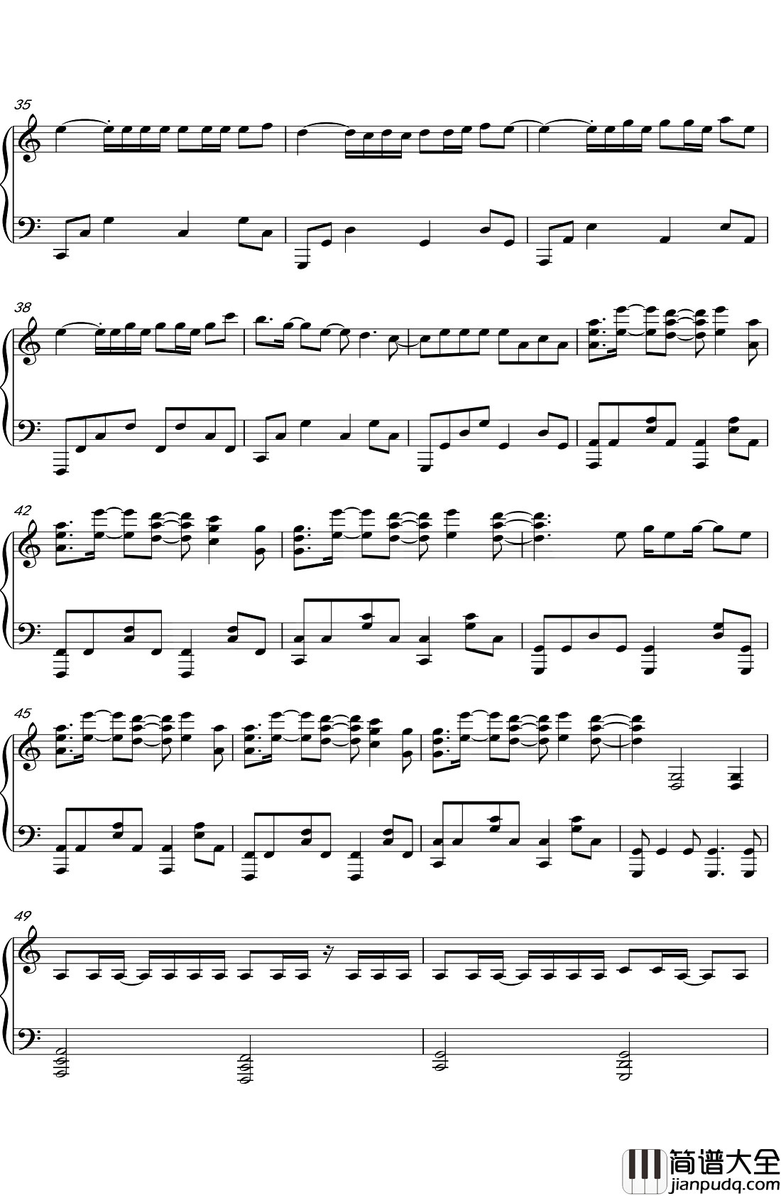 有种钢琴谱_孟美岐_电影_流浪地球_推广曲