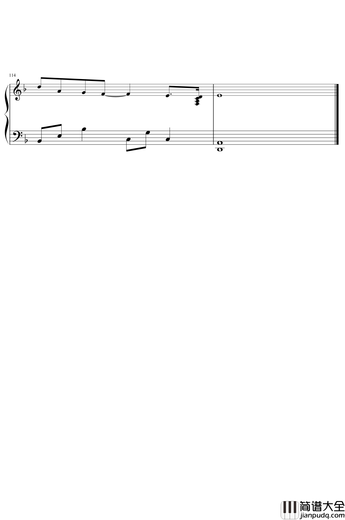 很爱很爱你钢琴谱_刘若英_对于一个人的爱