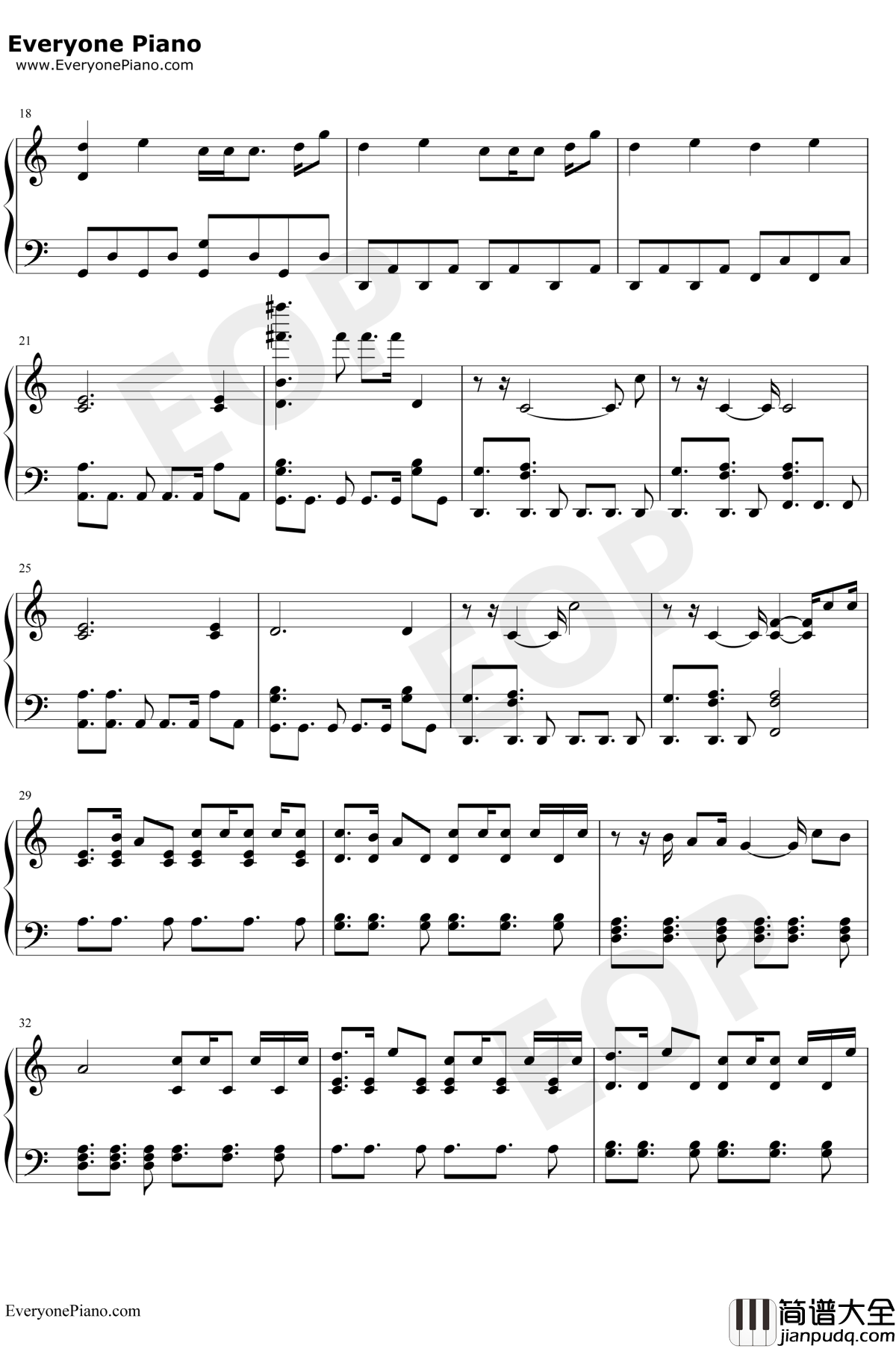 Arms_Around_You钢琴谱_XXXTentacionLilPumpMalumaSwaeLee_ArmsAroundYou