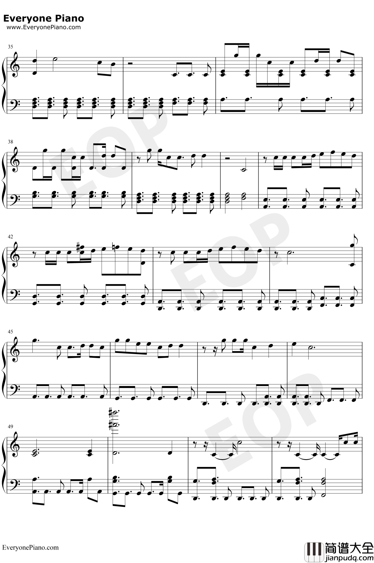 Arms_Around_You钢琴谱_XXXTentacionLilPumpMalumaSwaeLee_ArmsAroundYou