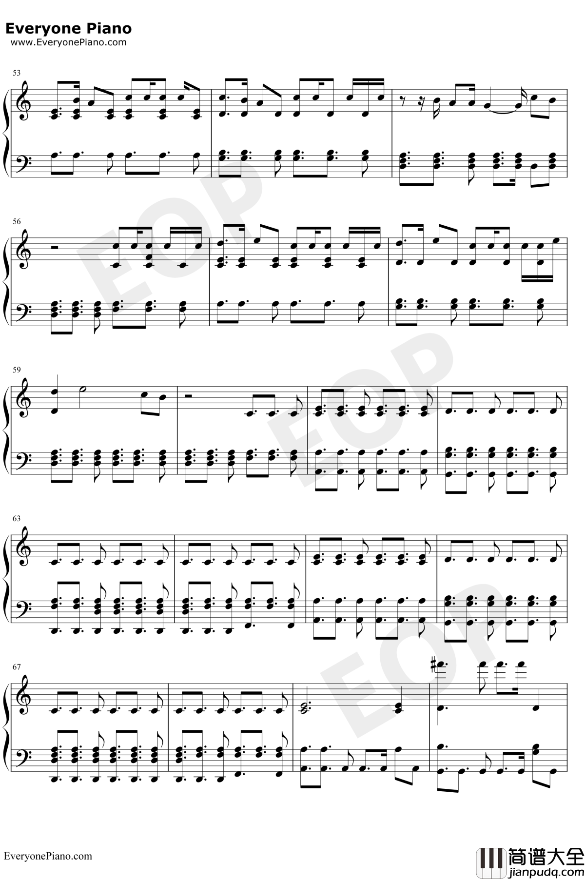 Arms_Around_You钢琴谱_XXXTentacionLilPumpMalumaSwaeLee_ArmsAroundYou