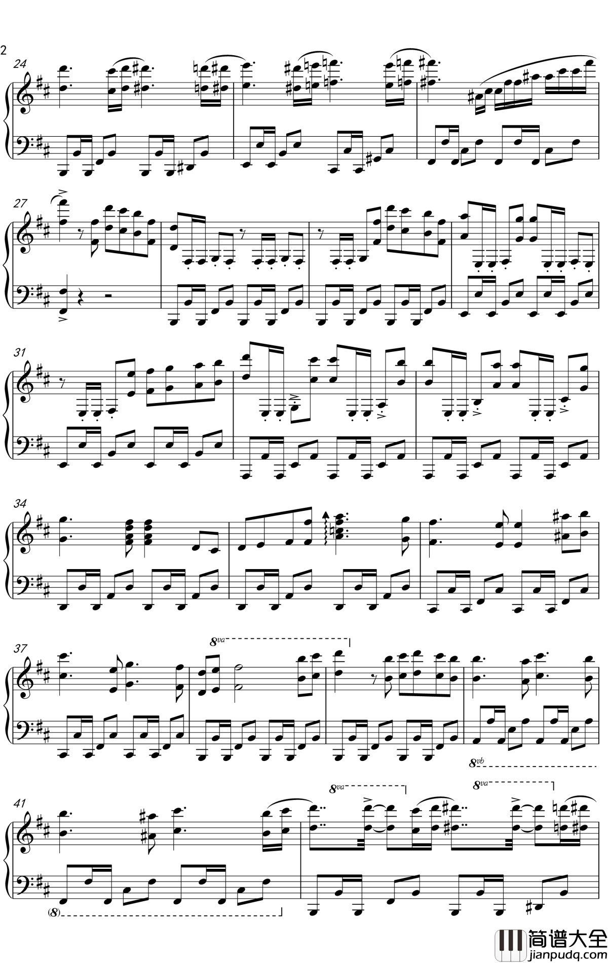 El_Bimbo_橄榄项链钢琴谱_保罗·莫里哀_一首异国风情版的经典老歌