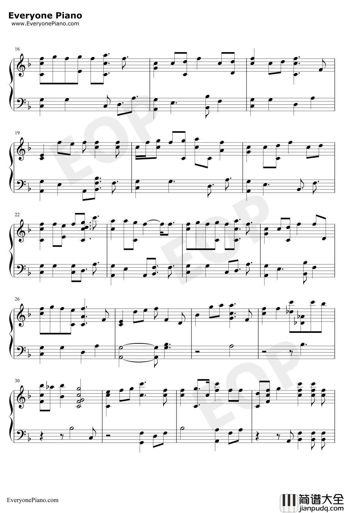 You're_in_Love_Right钢琴谱_Produce48IZONE