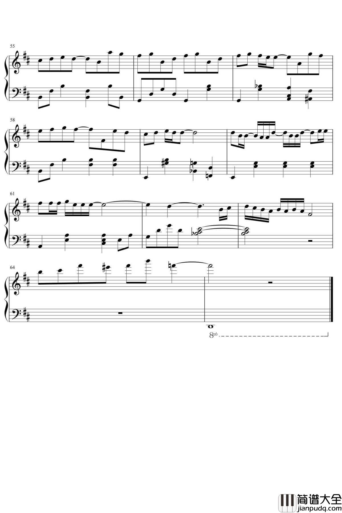 Kiss_Goodbye钢琴谱_王力宏_我们的爱情故事结局了