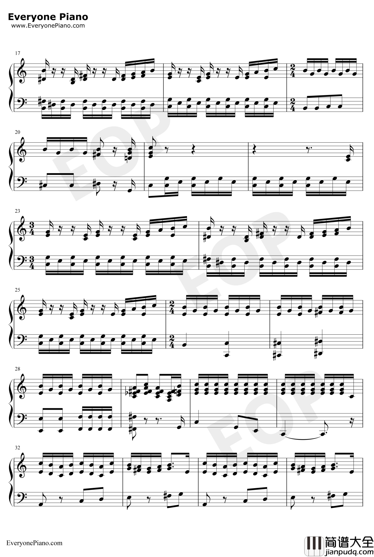 What's_This钢琴谱_DannyElfman_圣诞夜惊魂OST