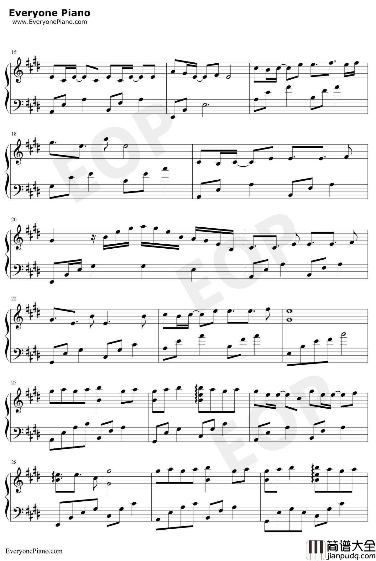 恋爱循环钢琴谱_花泽香菜_昼夜版_恋爱サーキュレーション