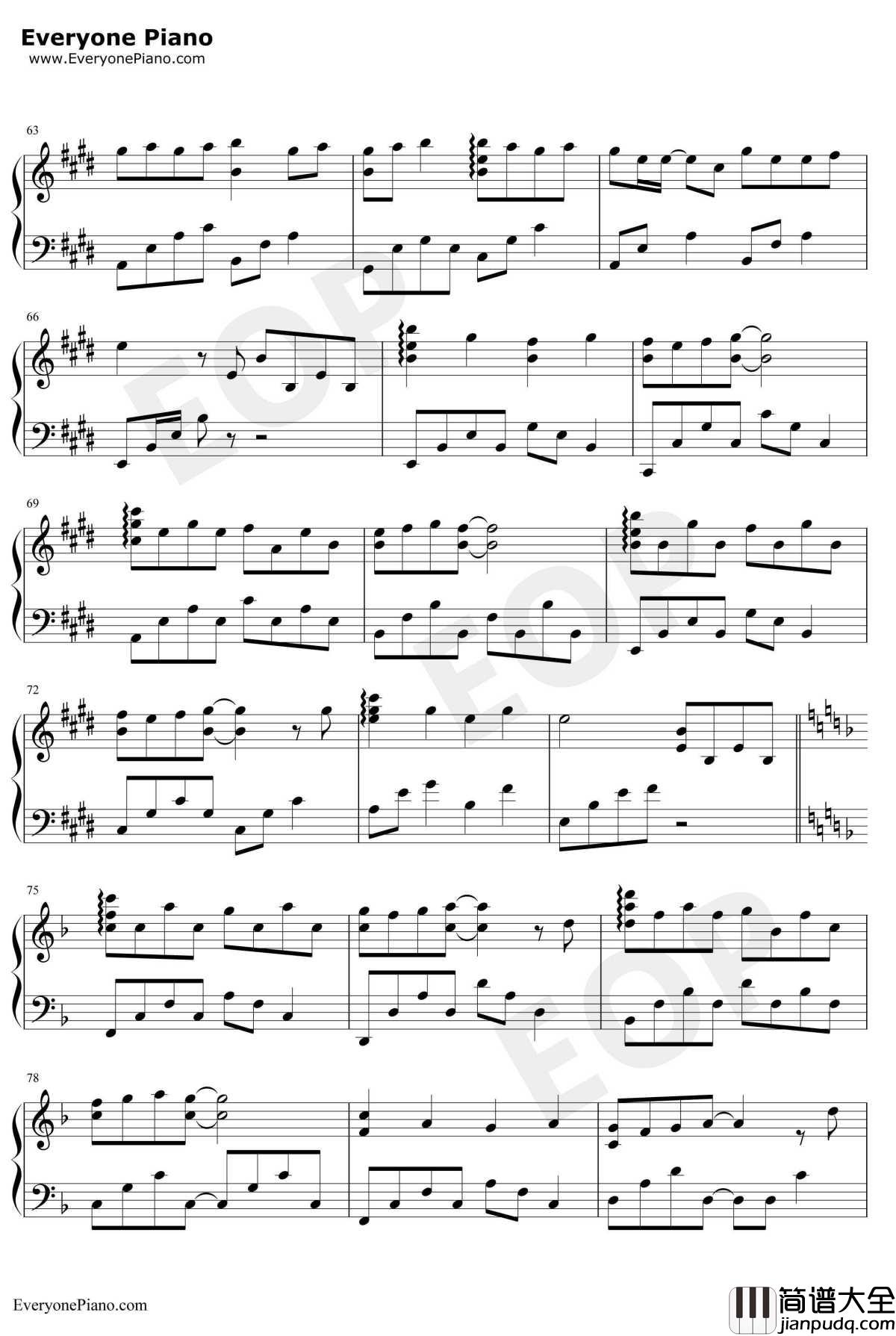 恋爱循环钢琴谱_花泽香菜_昼夜版_恋爱サーキュレーション