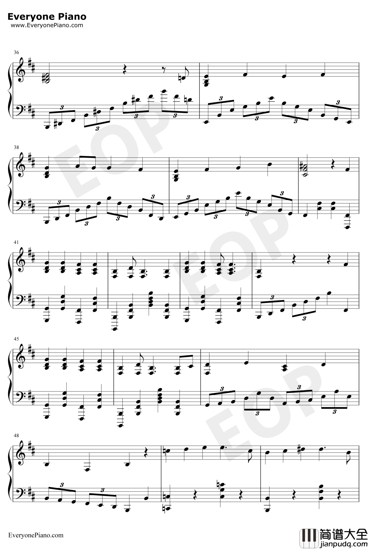 Spooky_Scary_Skeletons钢琴谱_Andrew_Gold