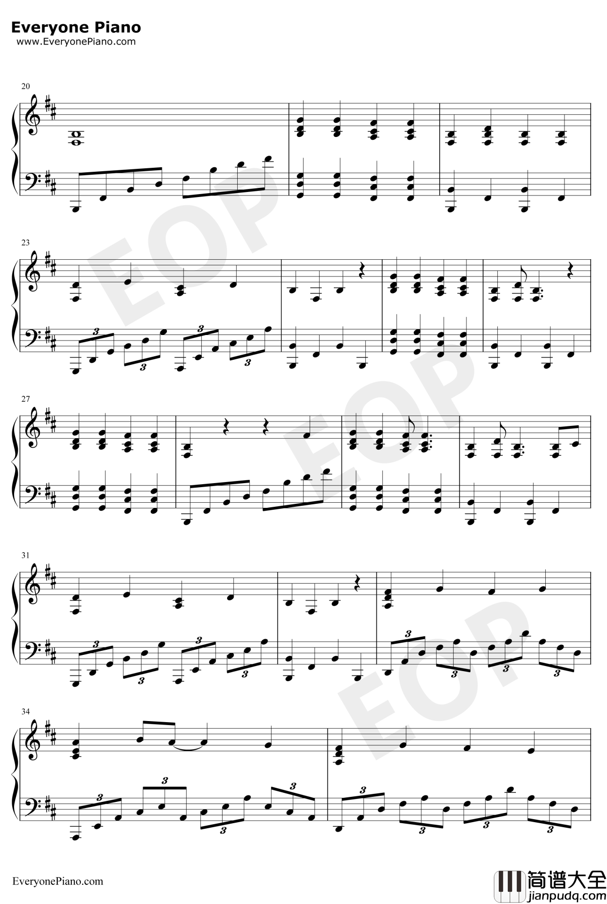 Spooky_Scary_Skeletons钢琴谱_Andrew_Gold