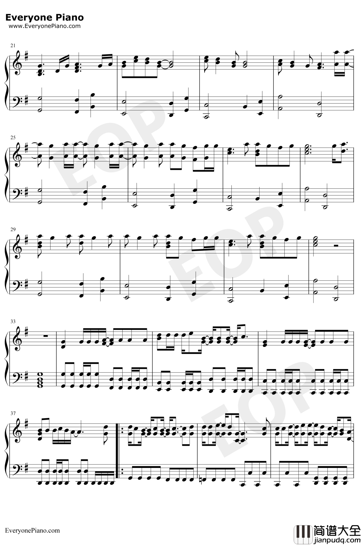 Welcome_to_the_Black_Parade钢琴谱_My_Chemical_Romance