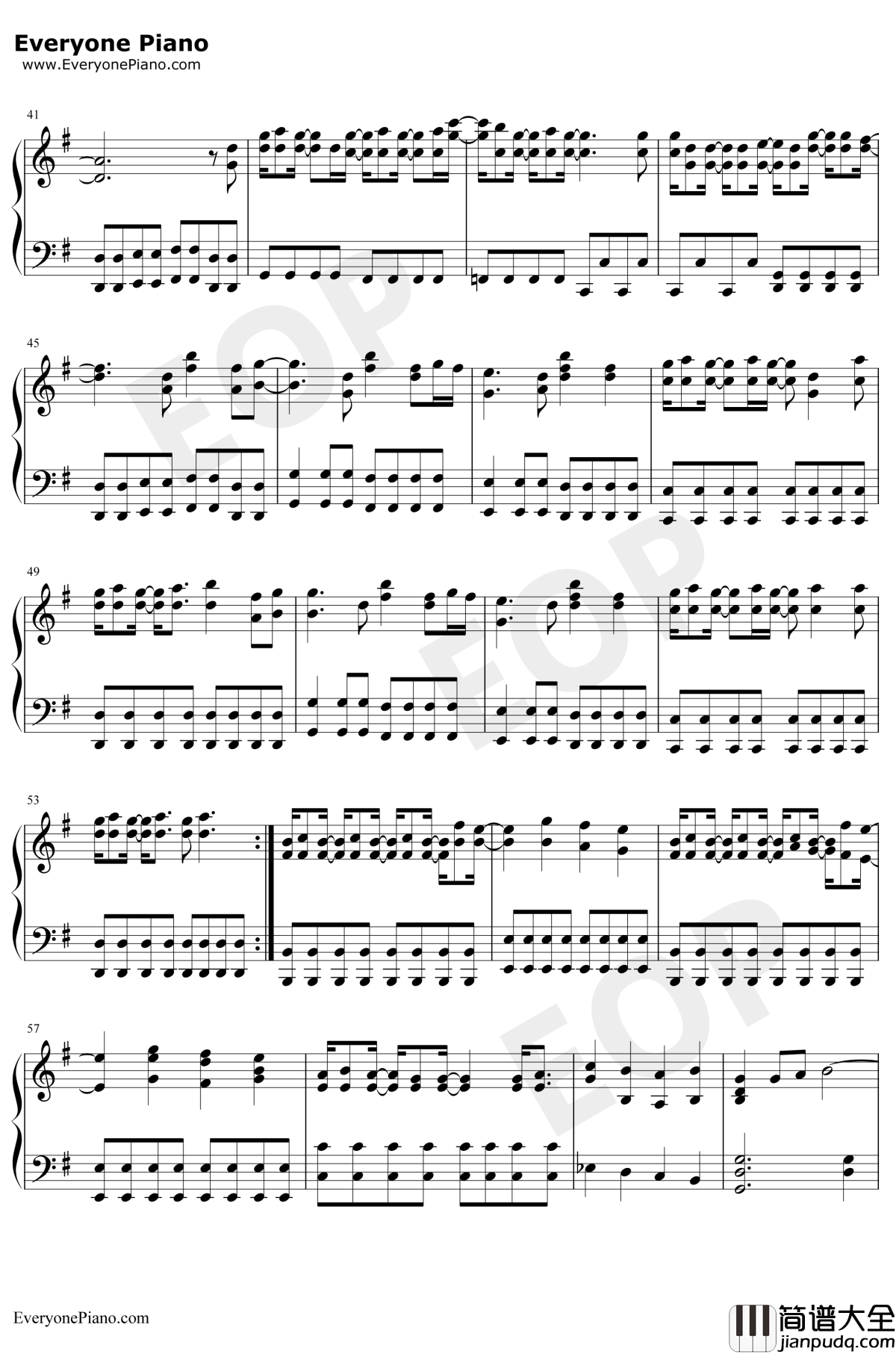 Welcome_to_the_Black_Parade钢琴谱_My_Chemical_Romance