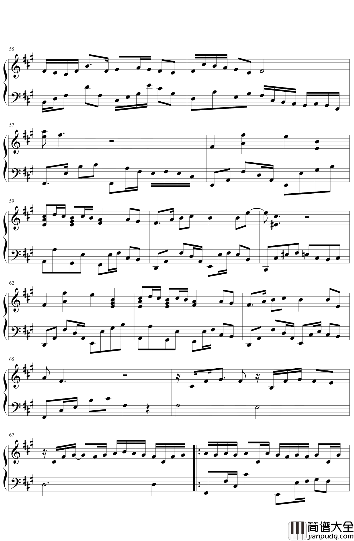 琵琶行钢琴谱_奇然/沈谧仁_嘈嘈切切错杂弹，大珠小珠落玉盘