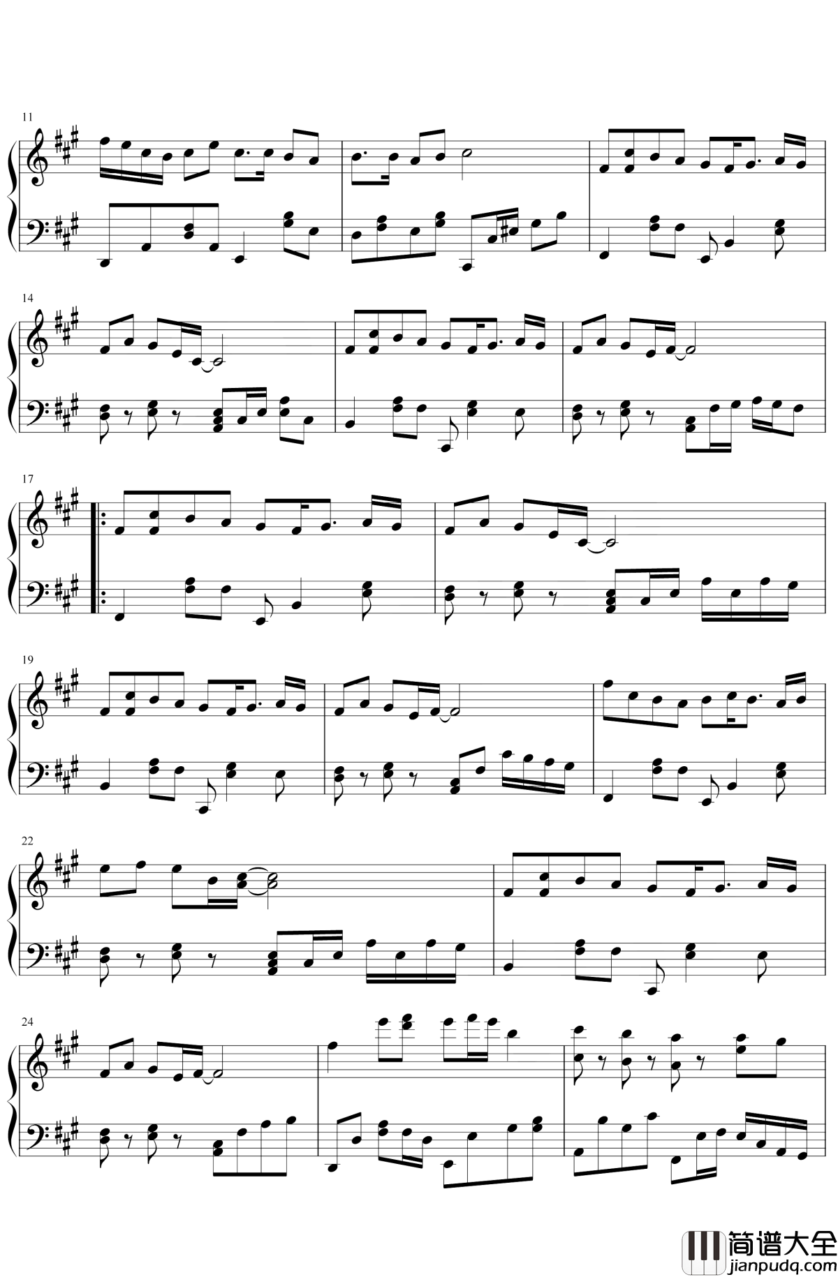 琵琶行钢琴谱_奇然/沈谧仁_嘈嘈切切错杂弹，大珠小珠落玉盘