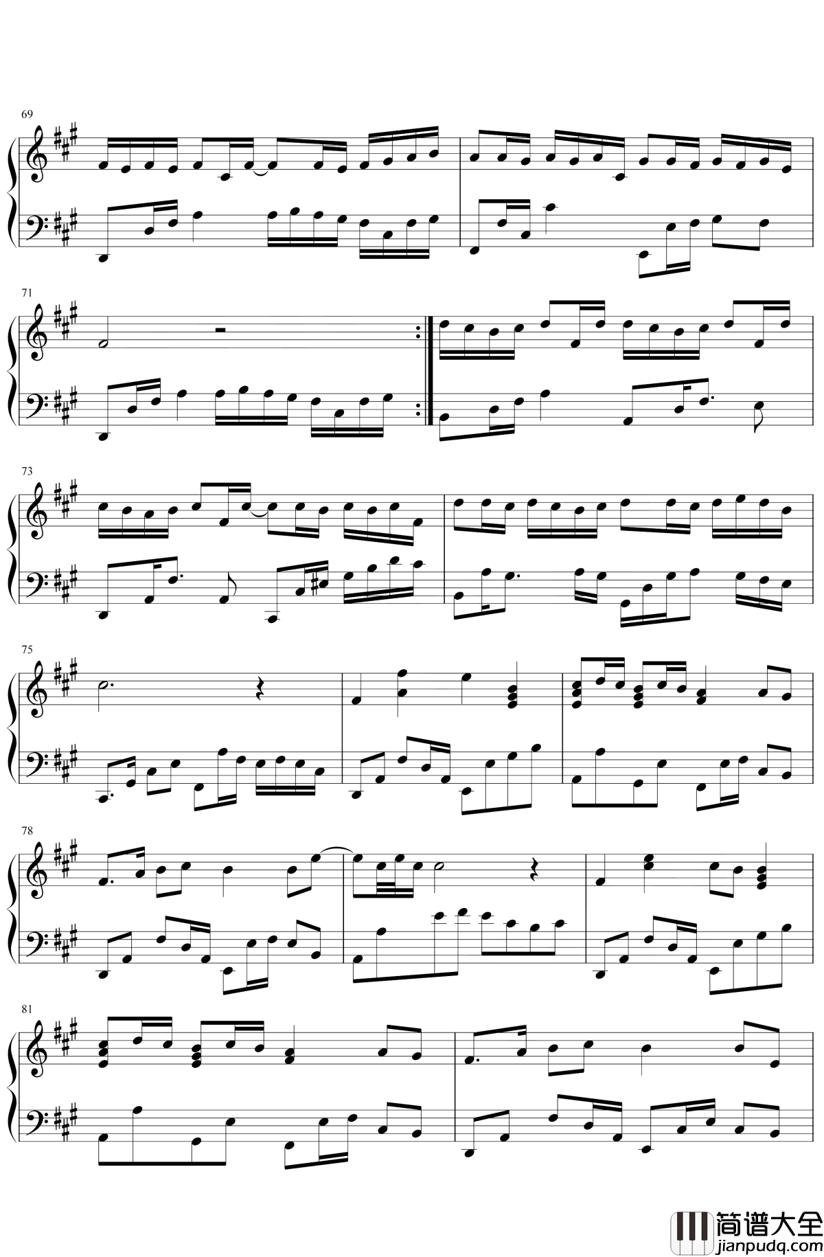 琵琶行钢琴谱_奇然/沈谧仁_嘈嘈切切错杂弹，大珠小珠落玉盘