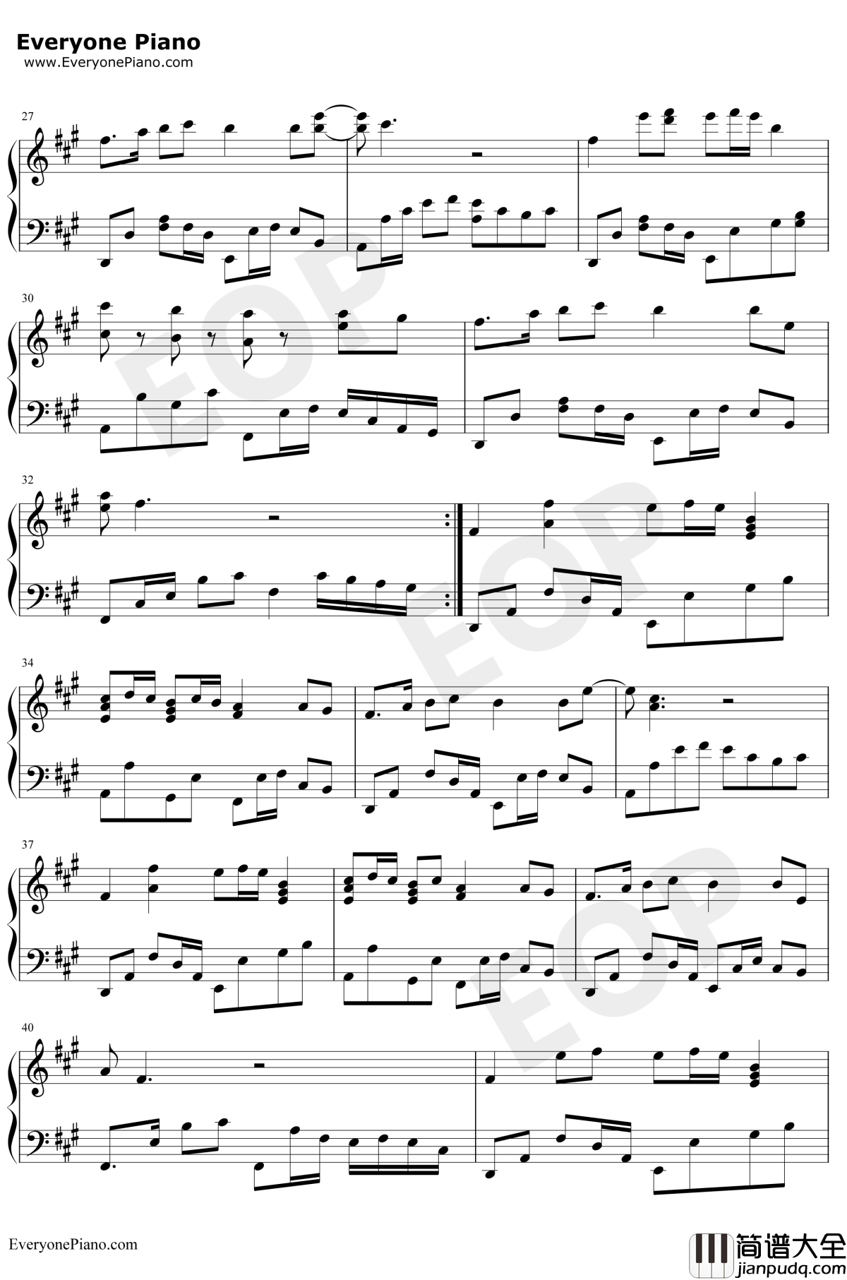 琵琶行钢琴谱_奇然/沈谧仁_高考背书系列高三考生必听曲目