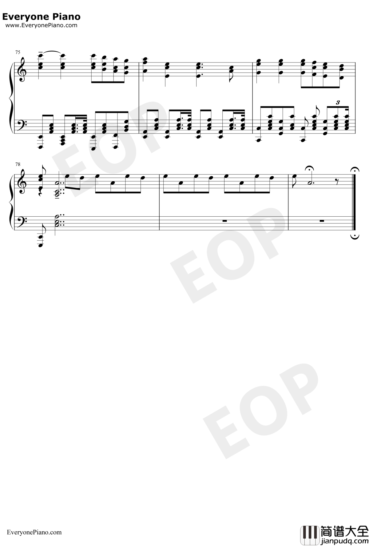 Stranger_Things钢琴谱_Kygo_One_Republic