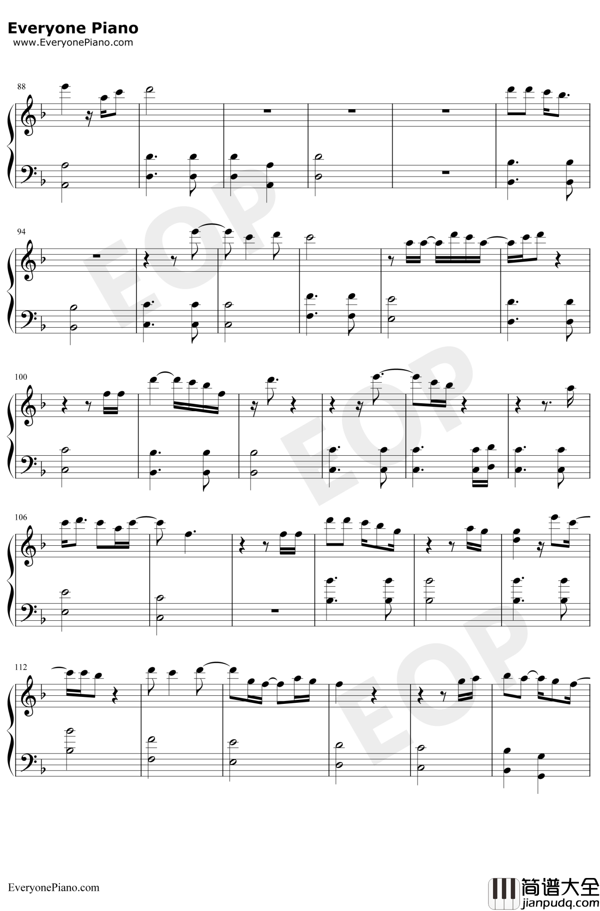 Lady钢琴谱_KennyRogers